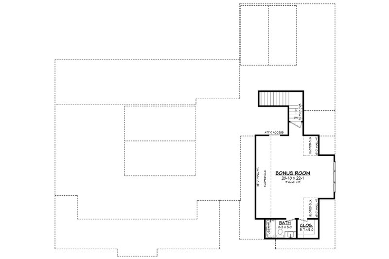House Design - Floor Plan - Other Floor for Farmhouse House Plan #430-345 - 3 bed, 3.5 bath