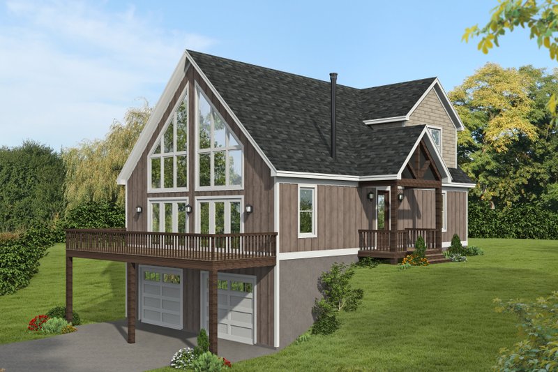 Home Plan - Farmhouse Exterior - Front Elevation Plan #932-555