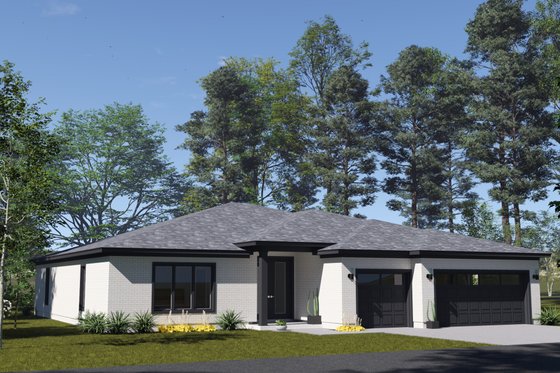 Exterior - Other Elevation 1 for Modern House Plan #513-2410 - 4 bed, 3.5 bath