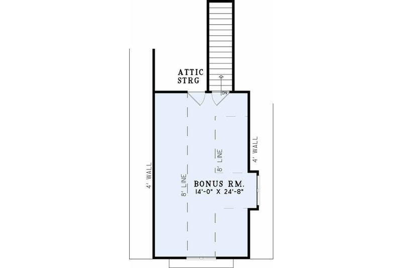 House Blueprint - Floor Plan - Other Floor for European House Plan #17-3440 - 4 bed, 3 bath