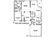 European Style House Plan - 3 Beds 3.5 Baths 2998 Sq/Ft Plan #81-976 