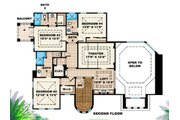 Mediterranean Style House Plan - 4 Beds 5.5 Baths 4798 Sq/Ft Plan #27-386 