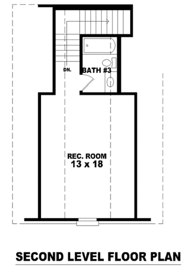 European Floor Plan - Upper Floor Plan #81-1141