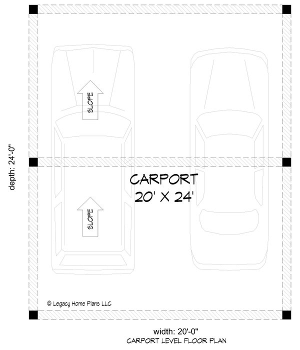 Contemporary Floor Plan - Main Floor Plan #932-868