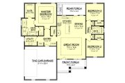 Craftsman Style House Plan - 3 Beds 2 Baths 1657 Sq/Ft Plan #430-149 