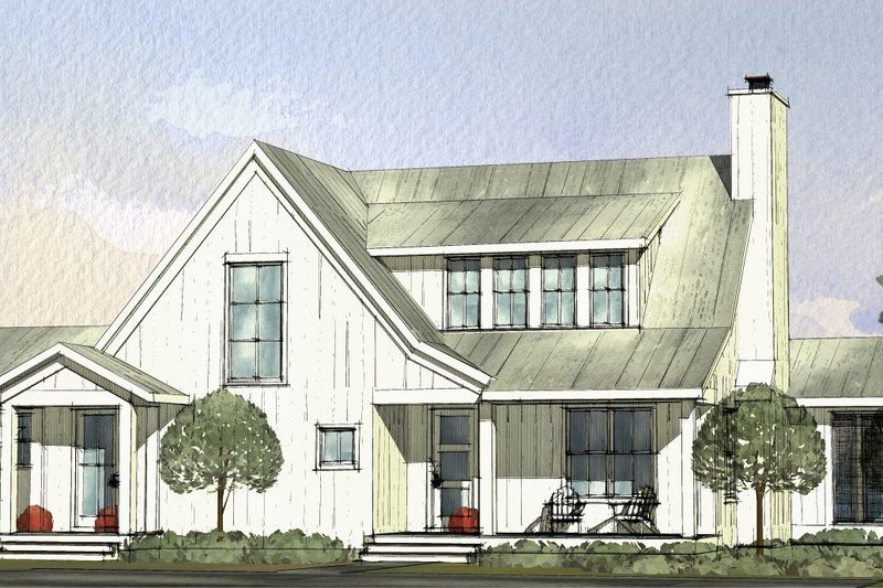 House Design - Farmhouse Exterior - Front Elevation Plan #901-146