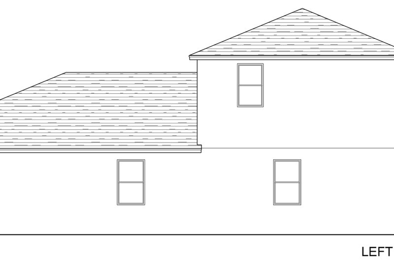 House Blueprint - Exterior - Other Elevation for Traditional House Plan #1058-260 - 3 bed, 2.5 bath