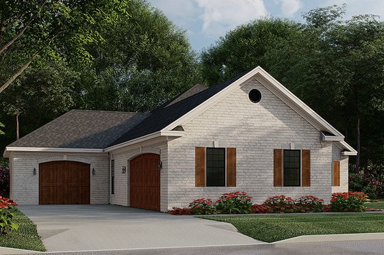 Exterior - Other Elevation for Traditional House Plan #923-182 - 3 bed, 2 bath