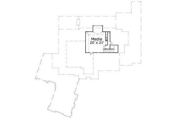European Floor Plan - Other Floor Plan #411-123