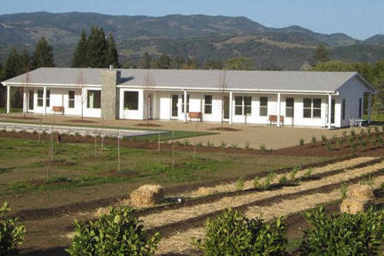 Exterior - Front Elevation 4 for Ranch House Plan #888-8 - 3 bed, 3.5 bath