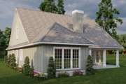 Traditional Style House Plan - 3 Beds 3 Baths 1588 Sq/Ft Plan #17-2435 Exterior 
