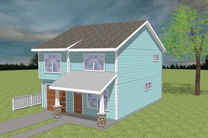 Craftsman Exterior - Front Elevation Plan #423-60