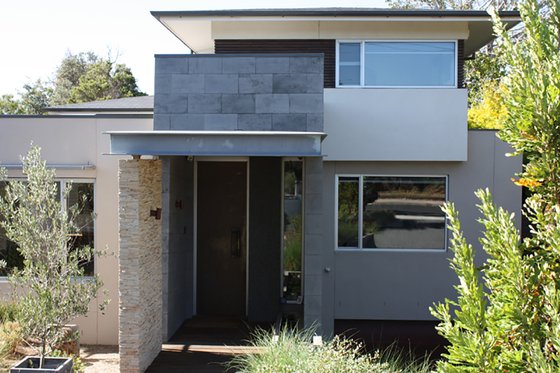 Exterior - Front Elevation 3 for Modern House Plan #496-15 - 4 bed, 3.5 bath