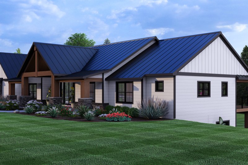 Architectural House Design - Exterior - Other Elevation 1 for Barndominium House Plan #1064-302 - 3 bed, 2.5 bath
