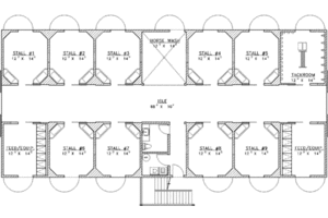 Floor Plan - Main Floor for Country House Plan #117-252 - 5 bed, 5 bath