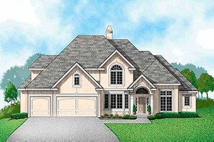 Traditional Exterior - Front Elevation Plan #67-204