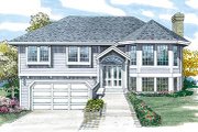 Traditional Style House Plan - 3 Beds 2 Baths 1299 Sq/Ft Plan #47-185 