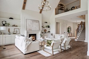 Interior - Family Room for European House Plan #1114-1 - 4 bed, 2.5 bath