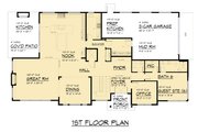 Contemporary Style House Plan - 6 Beds 6.5 Baths 6305 Sq/Ft Plan #1066-294 