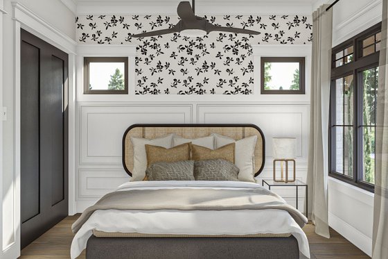 Interior - Bedroom for Cottage House Plan #455-522 - 1 bed, 1 bath