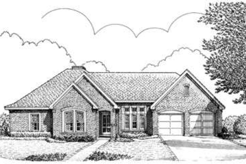 House Plan Design - European Exterior - Front Elevation Plan #410-276