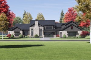 Farmhouse Exterior - Front Elevation Plan #1096-4