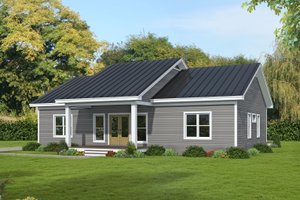 House Blueprint - Country Exterior - Front Elevation Plan #932-1333