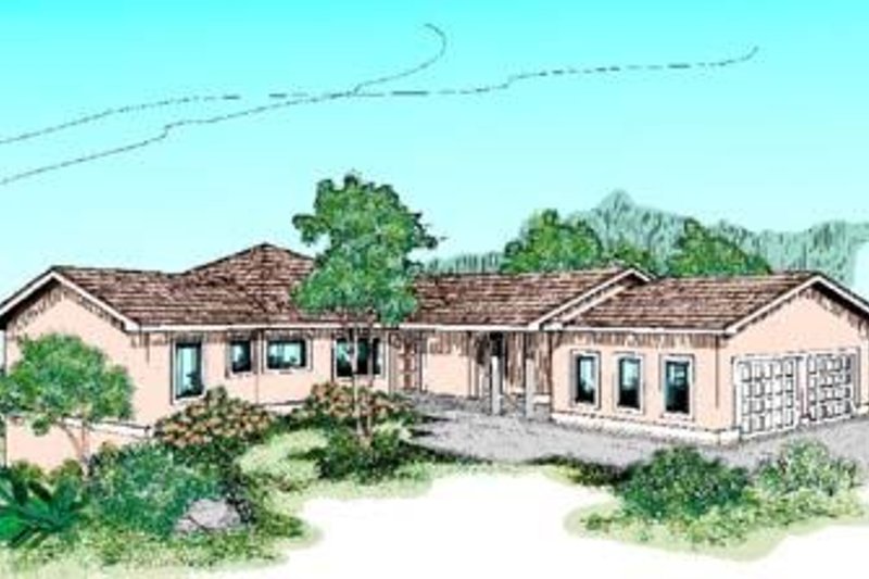 Ranch Style House Plan - 4 Beds 3 Baths 4063 Sq/Ft Plan #60-365