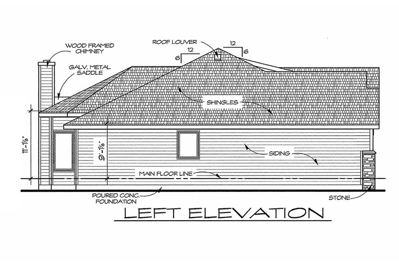 Dream House Plan - Exterior - Other Elevation for European House Plan #20-2118 - 2 bed, 2 bath