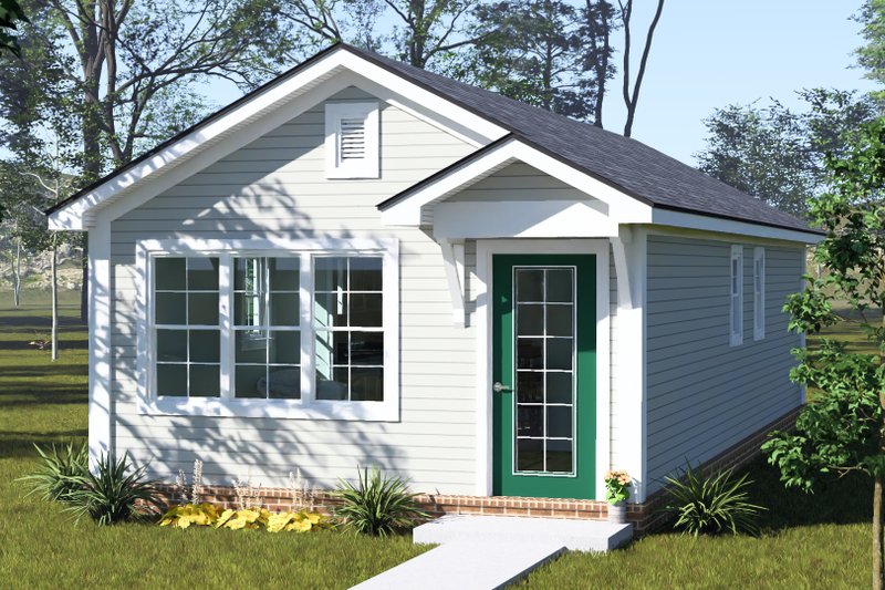 Dream House Plan - Exterior - Other Elevation for Cottage House Plan #513-2434 - 1 bed, 1 bath