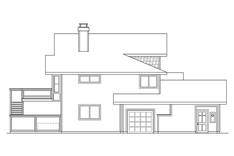 Home Plan - Exterior - Other Elevation for Craftsman House Plan #124-333 - 5 bed, 4 bath