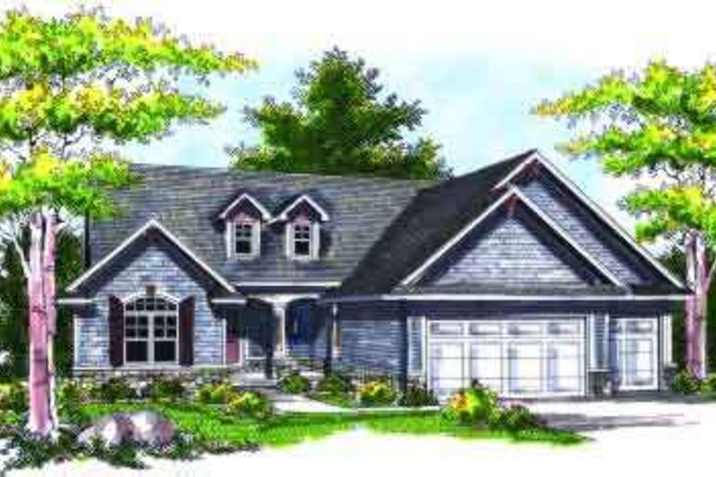 Dream House Plan - Traditional Exterior - Front Elevation Plan #70-728