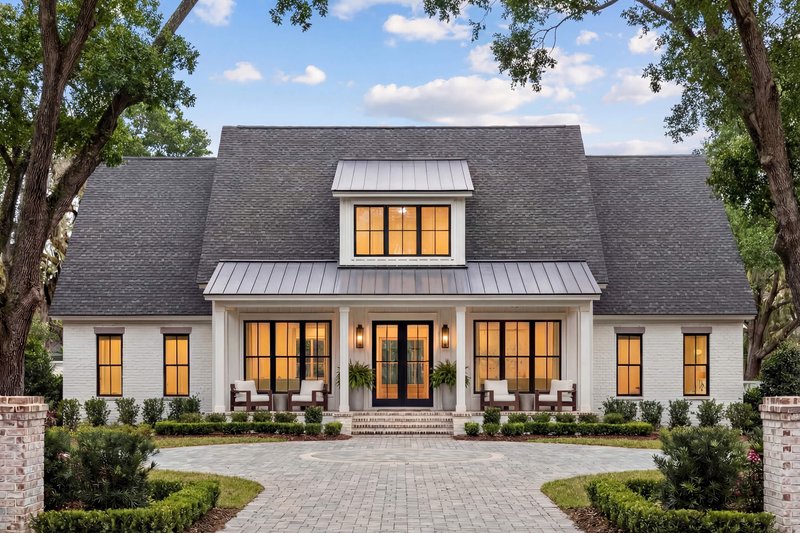 House Plan Design - Exterior - Front Elevation 4 for Farmhouse House Plan #430-366 - 4 bed, 3 bath