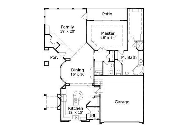 Floor Plan - Main Floor Plan #411-247