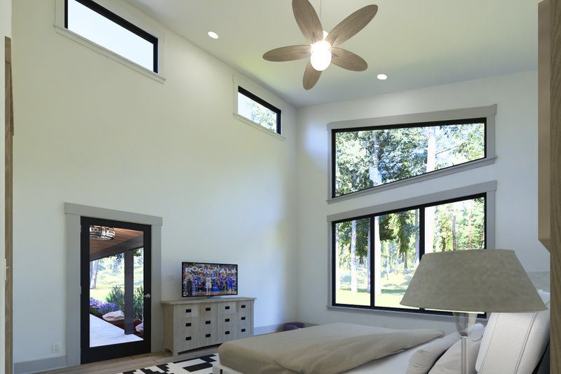 Home Plan - Interior - Master Bedroom for Modern House Plan #1069-45 - 3 bed, 2.5 bath