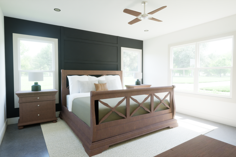 House Design - Interior - Bedroom for Barndominium House Plan #1116-30 - 3 bed, 2 bath