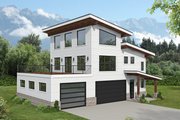 Contemporary Style House Plan - 2 Beds 2.5 Baths 1555 Sq/Ft Plan #932-1189 