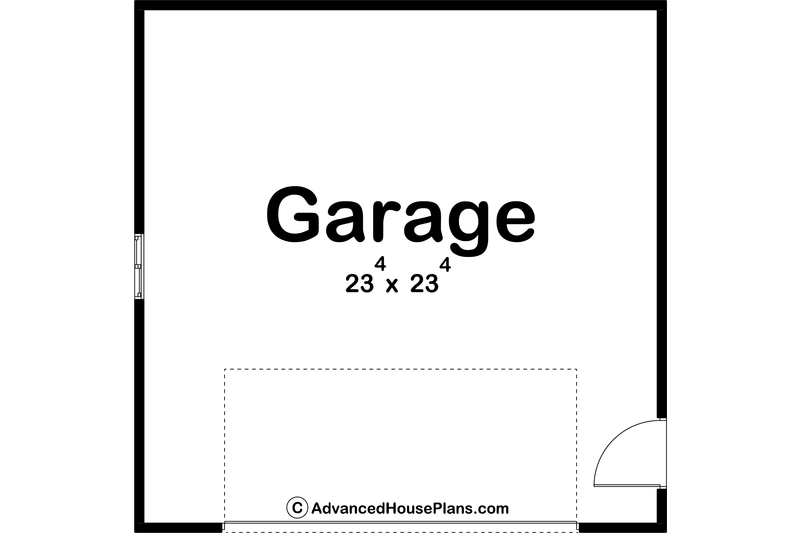 House Design - Floor Plan - Main Floor for Traditional House Plan #455-286, 0 bath