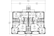 European Style House Plan - 3 Beds 1 Baths 9856 Sq/Ft Plan #25-305 