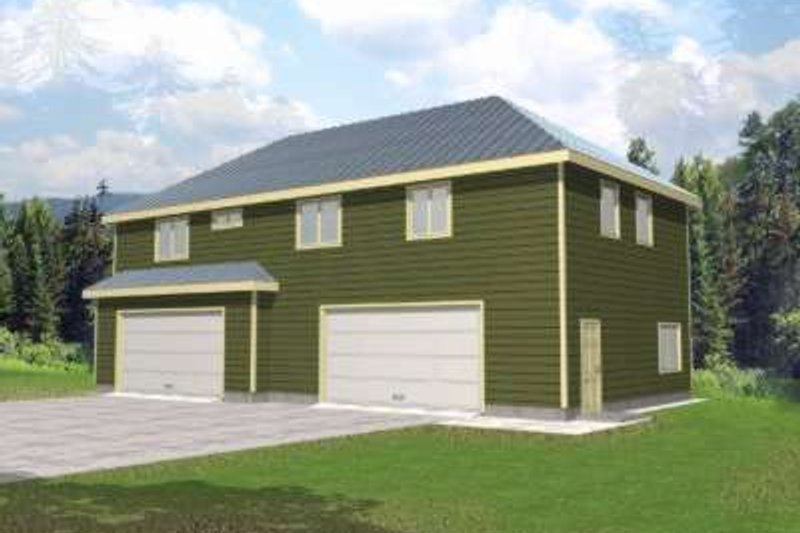 Home Plan - Traditional Exterior - Front Elevation Plan #117-478