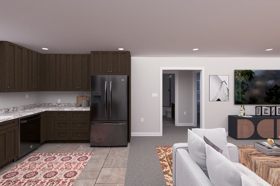 Interior - Kitchen 1 for Farmhouse House Plan #1060-244 - 2 bed, 1 bath