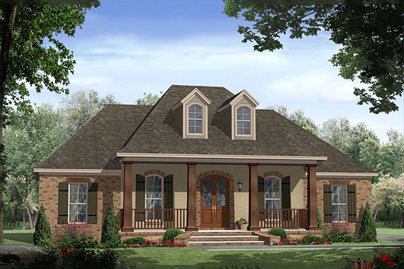 Home Plan - European style Plan 21-264 Front elevation