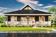 Contemporary Style House Plan - 4 Beds 2 Baths 1179 Sq/Ft Plan #54-665 