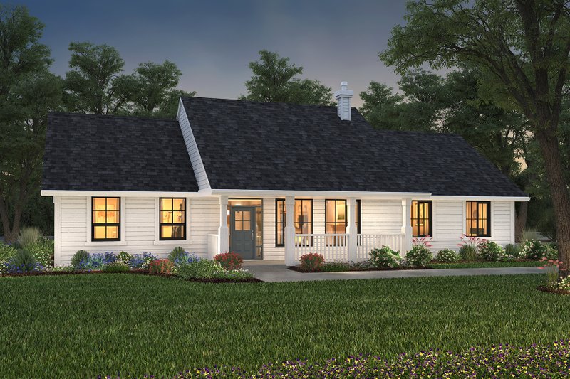 Dream House Plan - Ranch Exterior - Front Elevation Plan #427-6