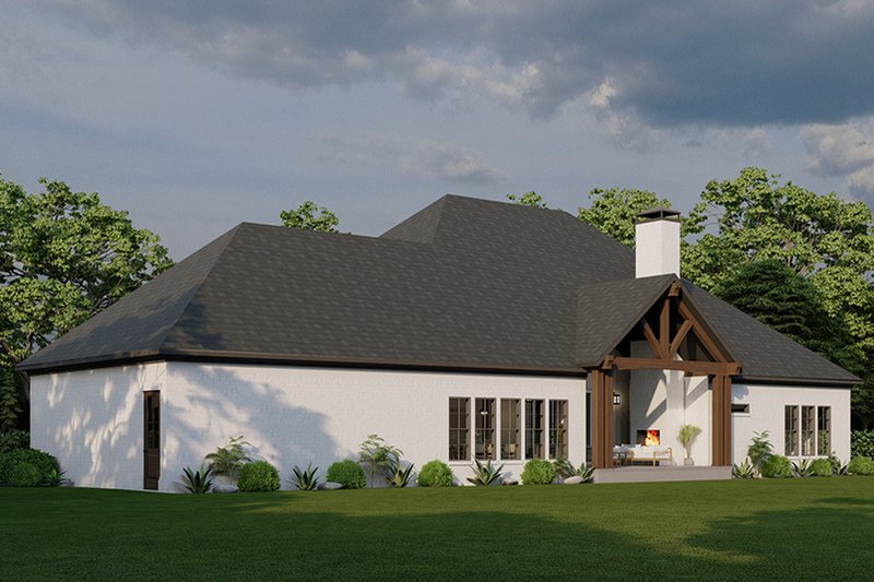 House Blueprint - Exterior - Other Elevation 2 for Traditional House Plan #923-289 - 3 bed, 2.5 bath