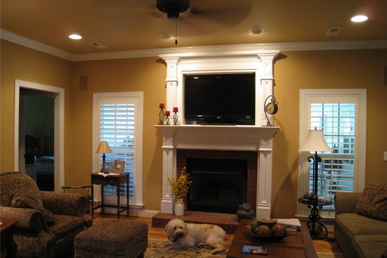 Interior - Family Room for Country House Plan #44-155 - 3 bed, 2.5 bath