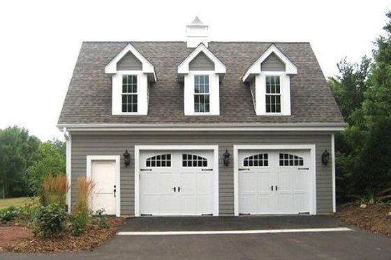 Exterior - Front Elevation for Country House Plan #22-419, 0 bath