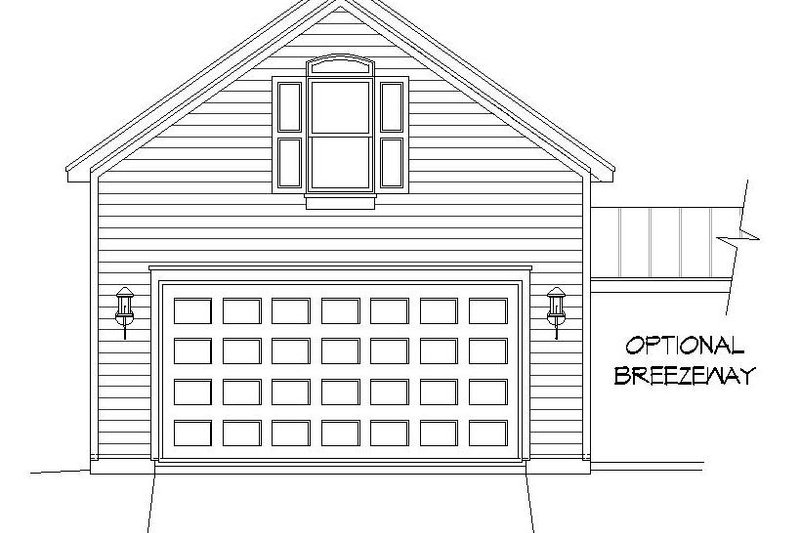 House Blueprint - Exterior - Front Elevation 3 for Country House Plan #932-128, 0 bath
