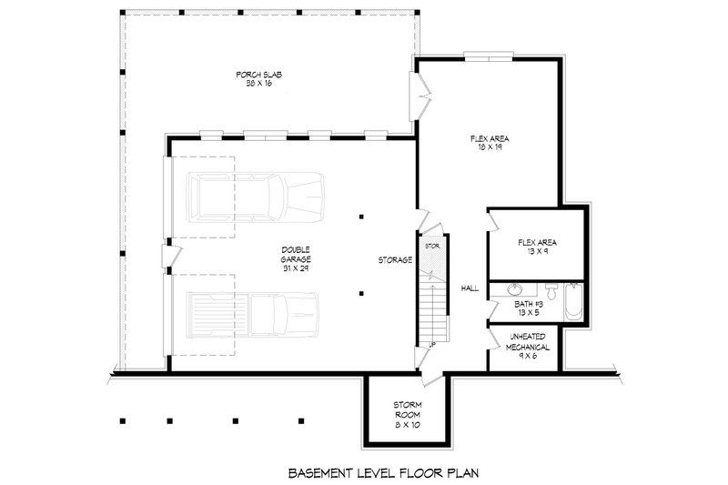 Dream House Plan - Floor Plan - Lower Floor for Country House Plan #932-685 - 3 bed, 3.5 bath
