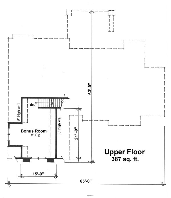 Craftsman Floor Plan - Other Floor Plan #51-523
